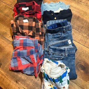 Lot of boys clothes sizes range from 10-12